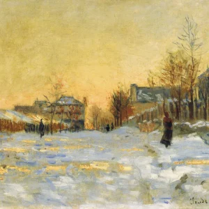 Snow Effect, The Street in Argenteuil