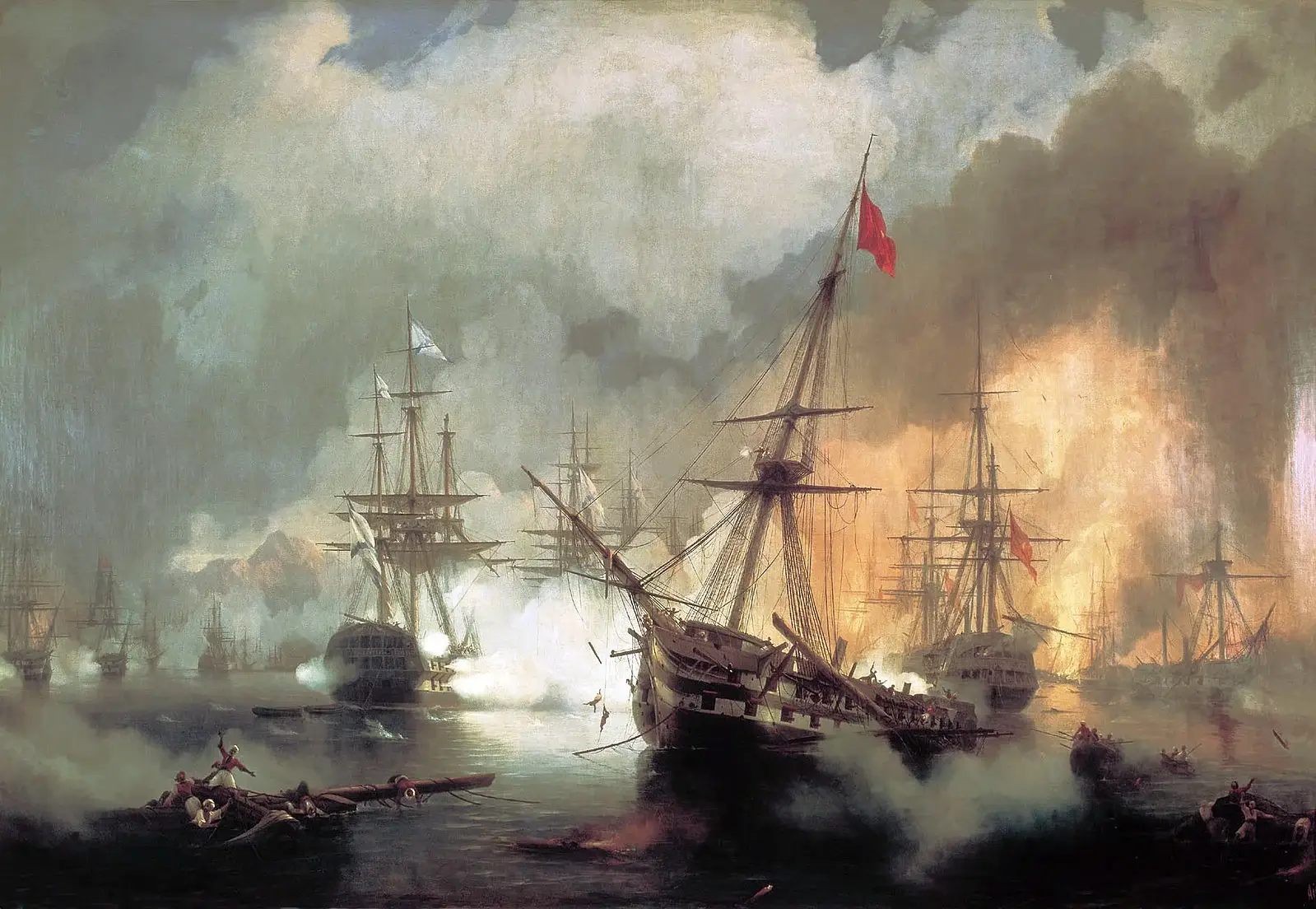 Sea battle at Navarino on October 20 1827