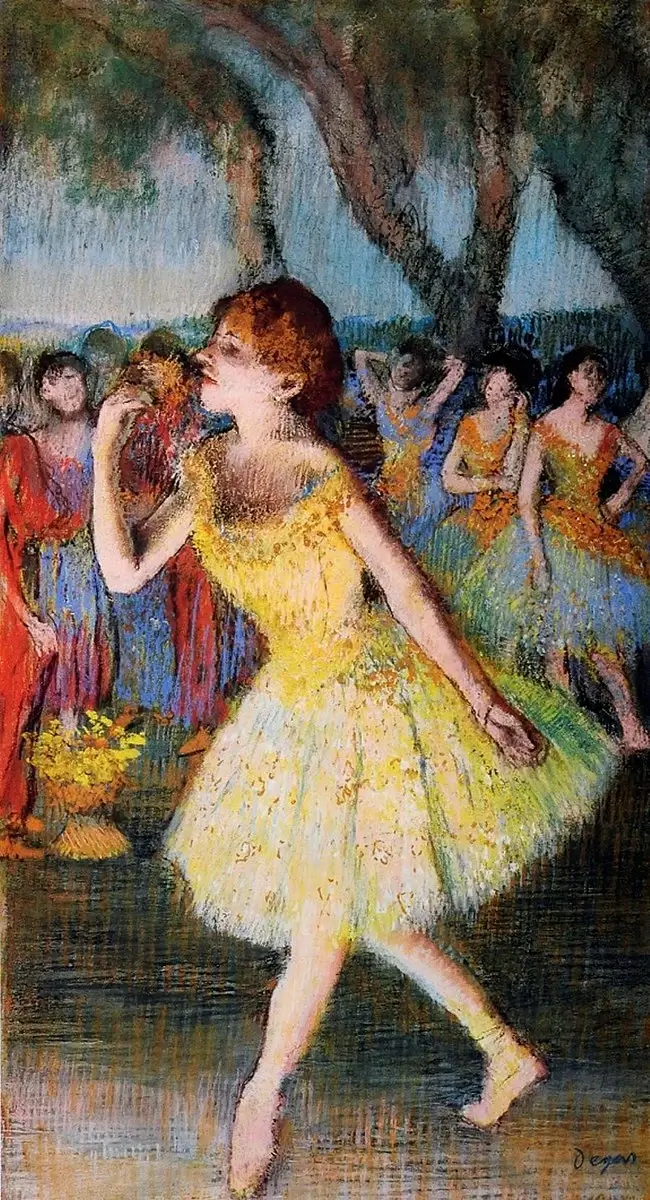 Dancer in Yellow 1