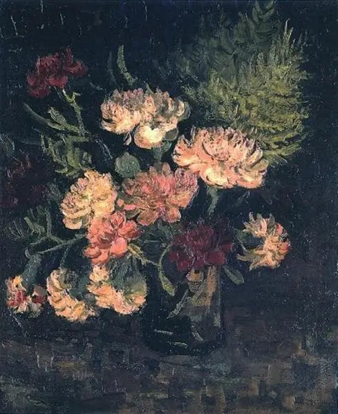 Vase with Carnations (1886)