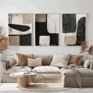 Roma Abstract Wall Art Set of 3 pieces #6