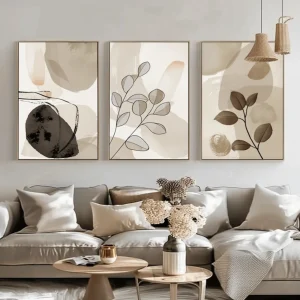 Roma Abstract Wall Art Set of 3 pieces #7-