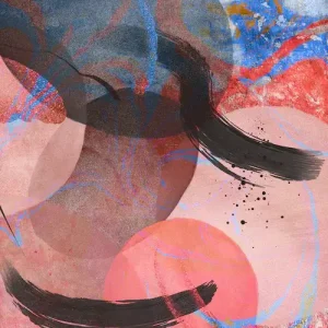 Abstract Wall Art, Asian Inspires