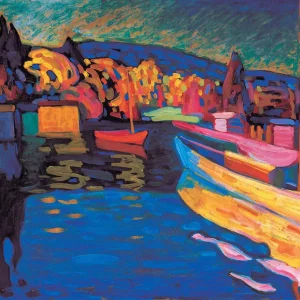 Autumn Landscape with Boats,1908