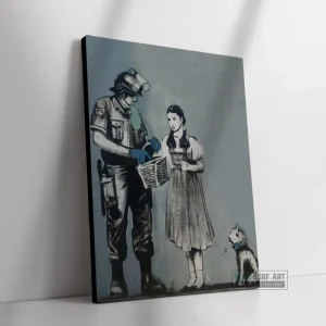 Banksy Dorothy Search Handmade Oil on Canvas