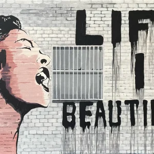 Banksy Life is Beautiful