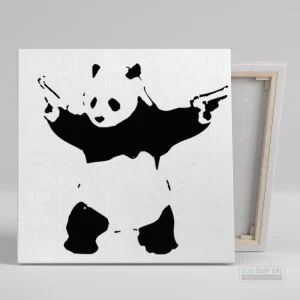 Banksy Shooting Panda