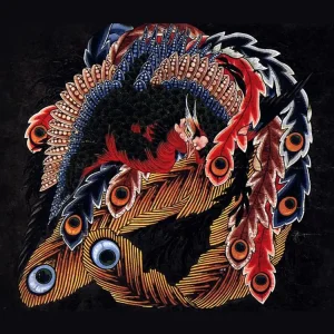 Ceiling of Ganshoin temple at Obuse