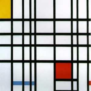 Composition with Red,Yellow and Blue