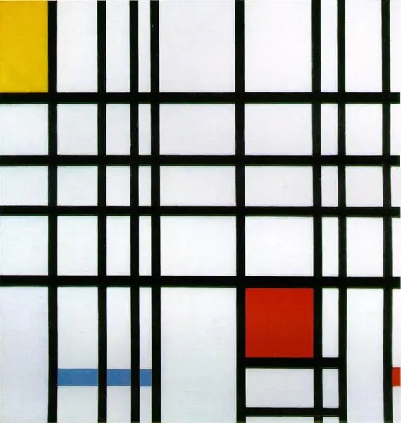 Composition with Red,Yellow and Blue