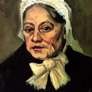 Head of an Old Woman with White Cap (The Midwife)