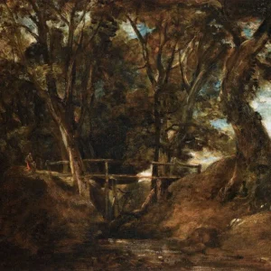 Helmingham Dell. Vallon dans le parc de Helmingham