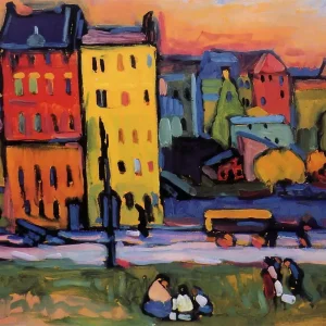 Houses in Munich,1908