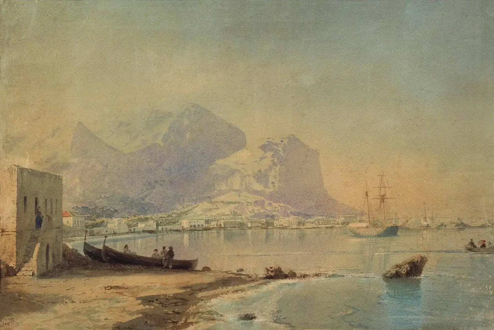 In the harbor