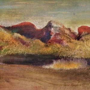 Lake and Mountains
