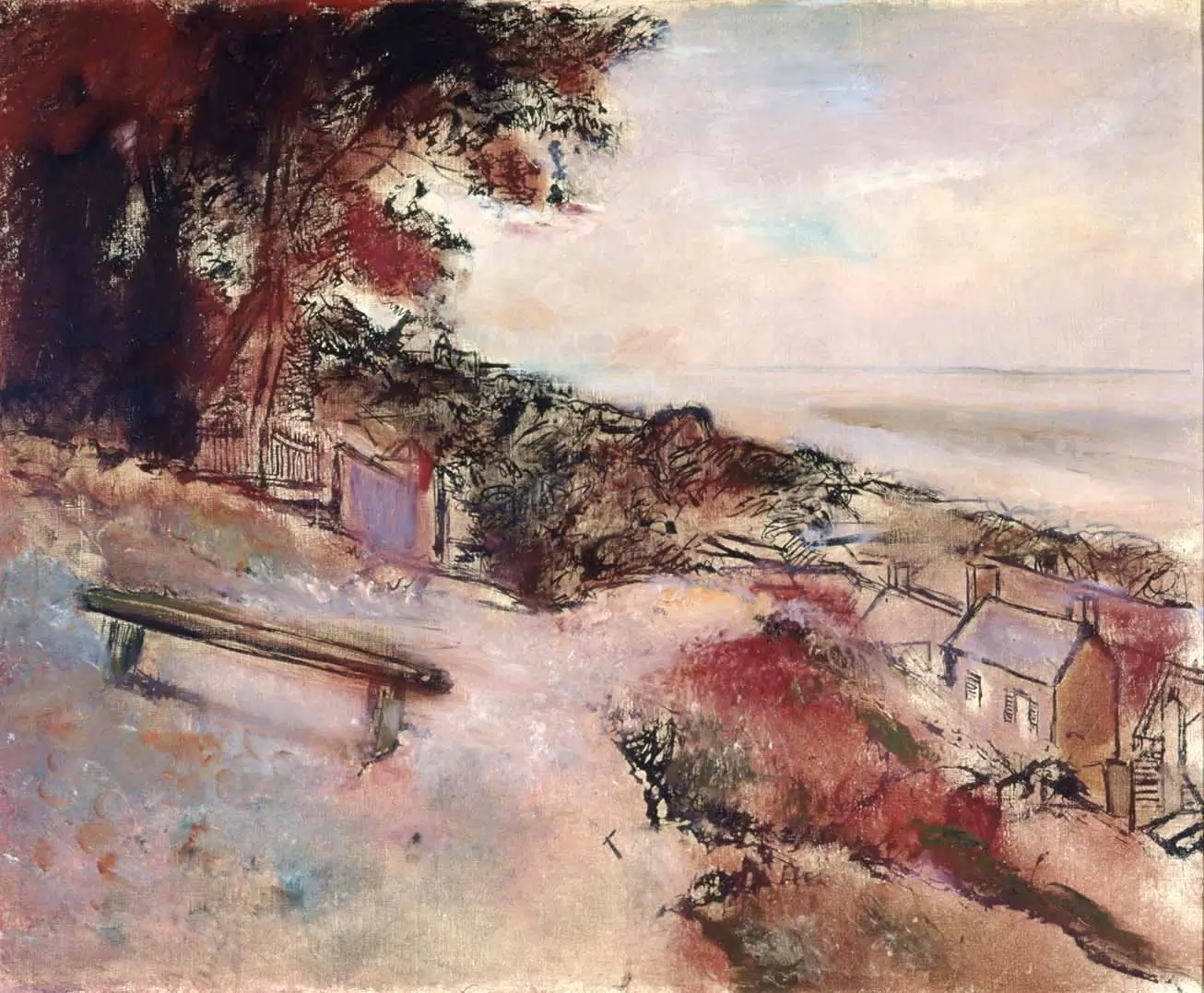 Landscape on the seashore
