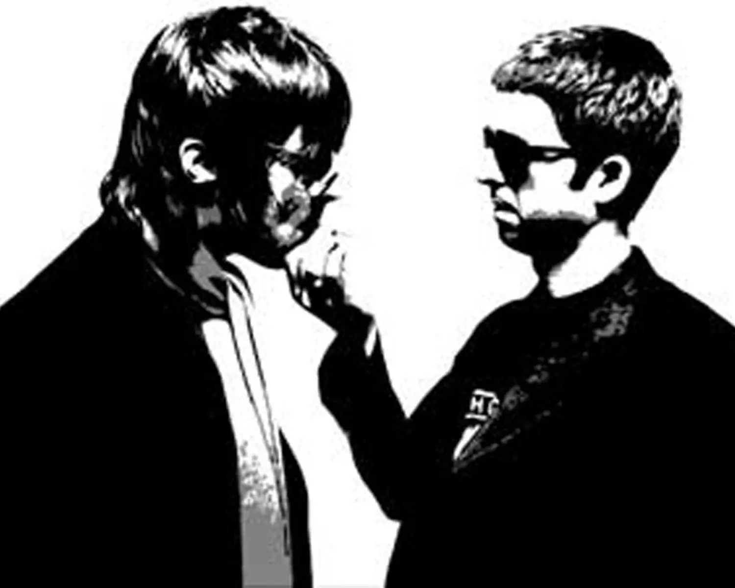 Liam and Noel Gallagher - Oasis