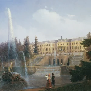 Look to the Large Cascade and Large Petergof Palace