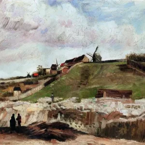 Montmartre the Quarry and Windmills (1886)