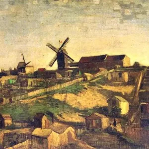 Montmartre the Quarry and Windmills (1886)