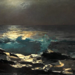 Moonlight, Wood Island Light