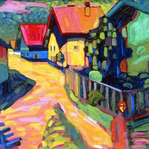 Murnau Street With Women,1908