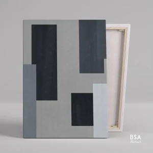Minimalist Modern Wall Art, Abstract Canvas Art Painting - Fora #26