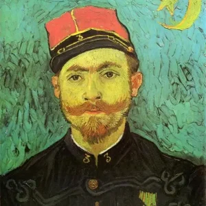 Portrait of Milliet, Second Lieutenant of the Zouaves, 1888