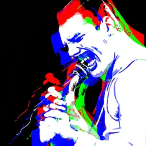 Queen Freddie Mercury on Stage