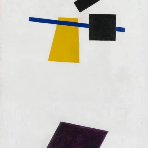Suprematism. Soccer Player in the Fourth Dimension