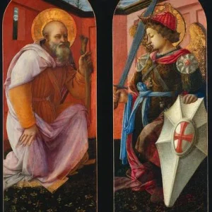Saint Anthony Abbot and Michael the Archangel