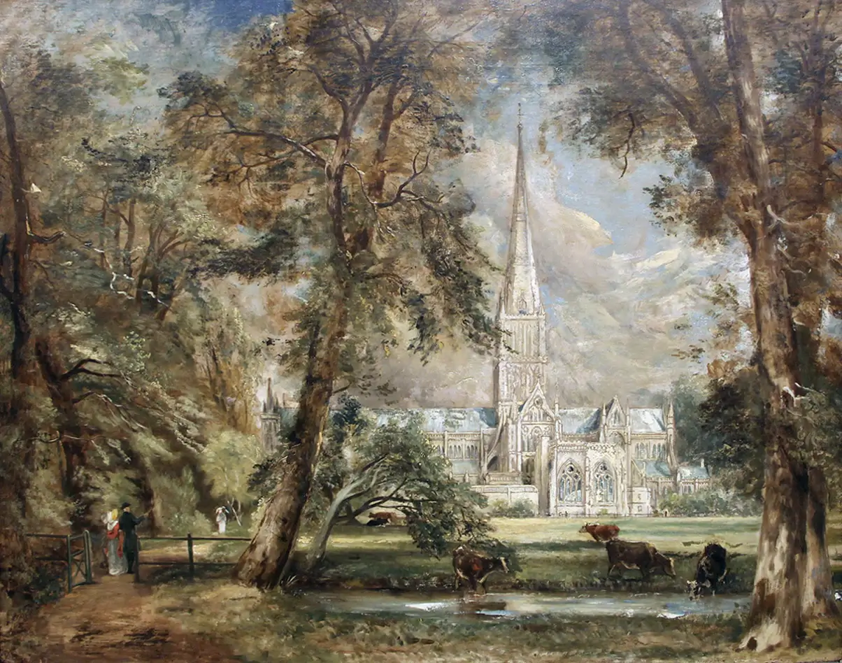 Salisbury Cathedral from the Bishop's Garden