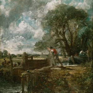 Sketch for A Boat Passing a Lock