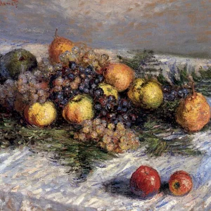 Still Life with Pears and Grapes, 1880