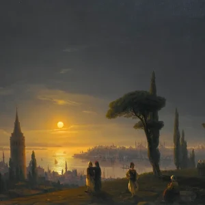 The Galata Tower by Moonlight