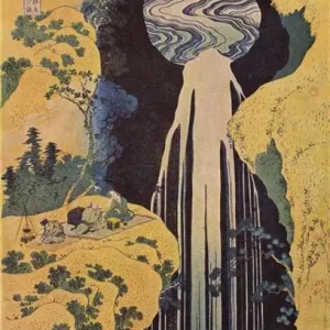 The waterfall of Amida behind the Kiso Road