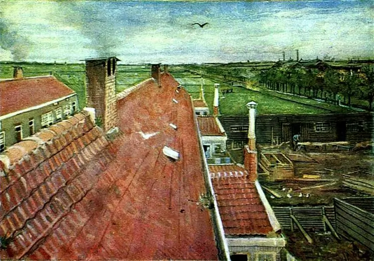 View from the Window of Vincent’s Studio in Winter (1883-1)