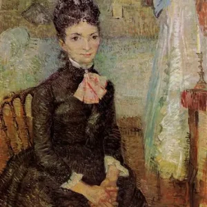 Woman Sitting by a Cradle (1887)