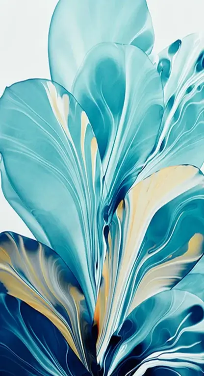 Turquoise Flowers